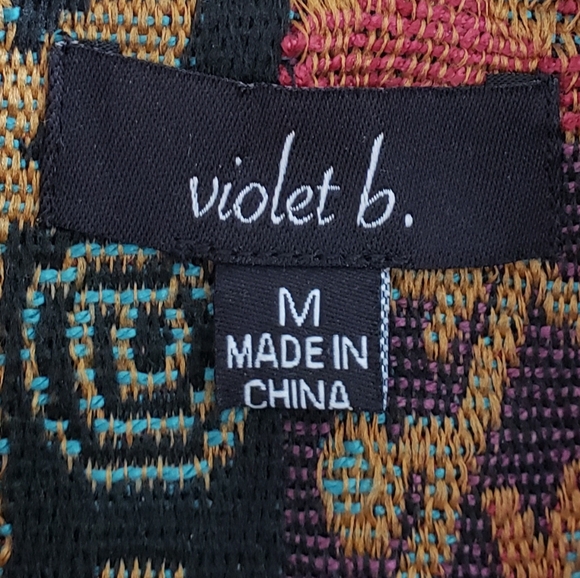 Violet B. Tapestry Cloth Jacket - M - Picture 3 of 6